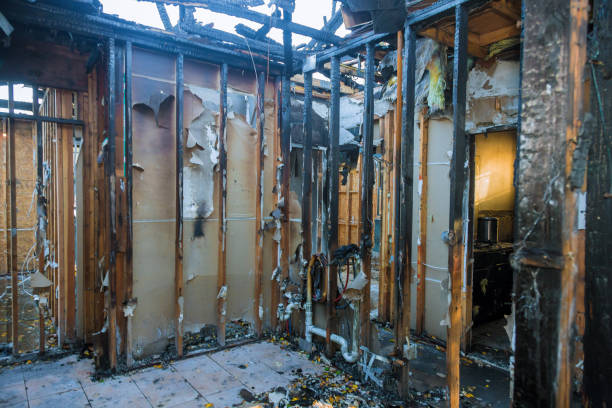 Professional Fire Damage Assessment technician working in Bay Harbor Islands, FL